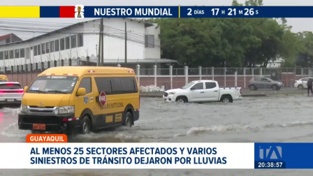 El Inamhi mantiene activa la alerta nacional por precipitaciones con tormentas eléctricas hasta este miércoles. Un reportaje de Ericka Vera