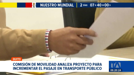 En tres semanas estaría listo el borrador del proyecto de ordenanza para incrementar la tarifa del transporte público en Quito. Un reportaje de Stephany Paz