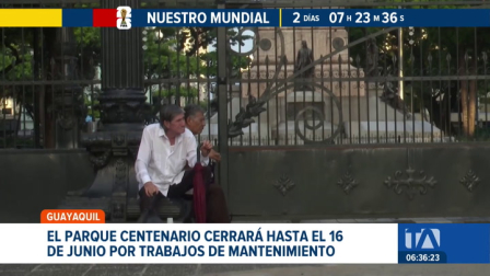 El Parque Centenario suspenderá el acceso a los usuarios con el fin de realizar tareas urgentes de mantenimiento en sus áreas verdes e infraestructura. Un reportaje de Camila Guevara