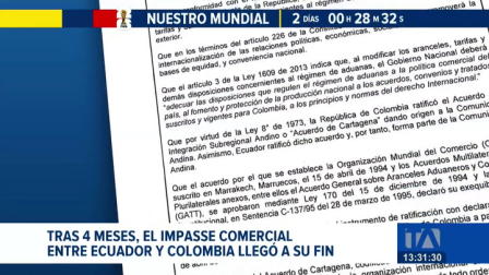 La medida mantiene los aranceles por 45 días para el arroz, mientras la CAN afirma no tener potestad sobre la tasa cobrada. Un reportaje de María Gracia Chacón