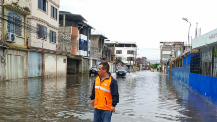 En Machala se registraron inundaciones este martes 9 de junio de 2026.