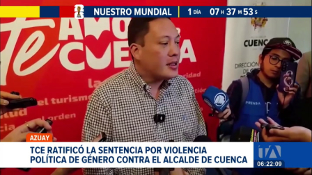 El TCE emitió un fallo de última instancia que confirma la sanción por violencia política de género en contra del alcalde de Cuenca. Un reportaje de Iván Rodríguez