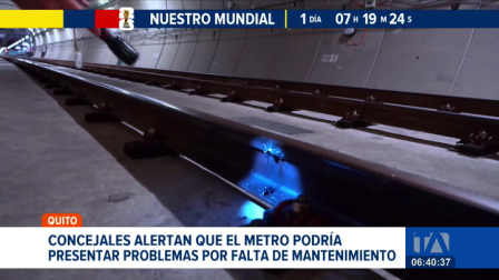 Concejales expresaron su preocupación ante posibles fallas técnicas acumuladas durante los meses en que el Metro de Quito operó sin soporte. Un reportaje de Stephany Paz