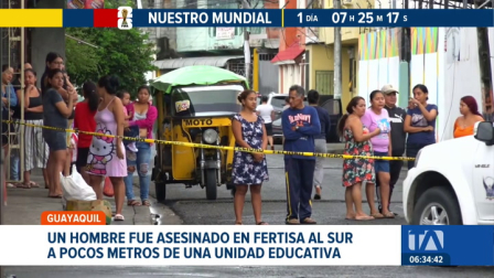 Un presunto delincuente terminó asesinando a otro sujeto que intentó asaltarlo. El hecho se registró a escasos metros de una institución educativa. Un reportaje de Ever Moreira