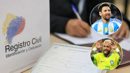 Neymar es el nombre de estrella de fútbol más popular del país. 3 847 niños fueron inscritos así entre 2018 y 2026.