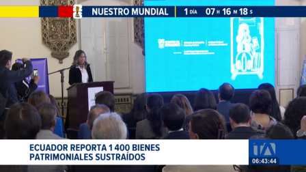 Datos oficiales revelan que alrededor de 1.400 piezas de alto valor histórico y cultural han sido sustraídas del país desde el año 2008. Un reportaje de Brigette Mancheno