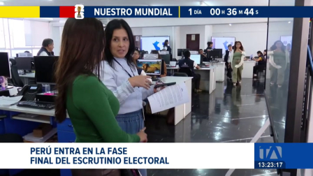 La Oficina Nacional de Procesos Electorales señala que el 1.6% del total de las actas registra alguna observación. Un reportaje de Belén Merizalde