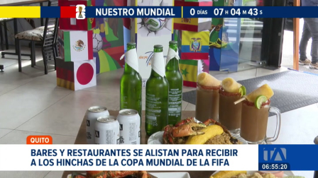 El sector restaurantero de la capital aprovecha la fiebre del fútbol para reactivar su economía a través de la innovación y ofertas. Un reportaje de Mishell Villacís