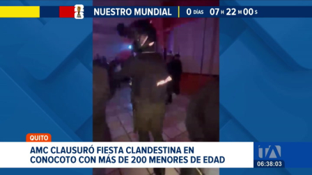 En un operativo de control nocturno, la AMC intervino un masivo evento que no contaba con los permisos de funcionamiento obligatorios. Un reportaje de Nathalie Jiménez