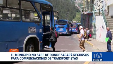 El Municipio de Quito aún no define el origen de los recursos que se destinarán al pago de subsidios para el transporte público. Un reportaje de Stephany Paz