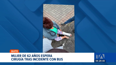 Un siniestro vial que involucra al transporte público de la capital deja a una ciudadana con graves lesiones en sus extremidades inferiores. Un reportaje de Juan Miguel Rodríguez