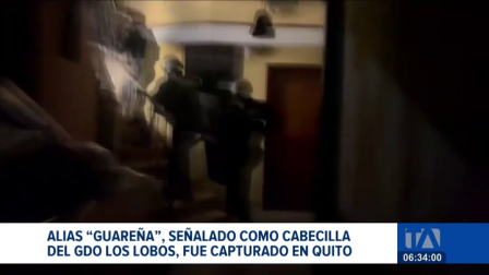 Bloque de seguridad ejecutó un operativo que logró la detención de alias "Guareña". Los agentes detuvieron a otras 10 personas en el operativo. Un reportaje de Mishell Villacís