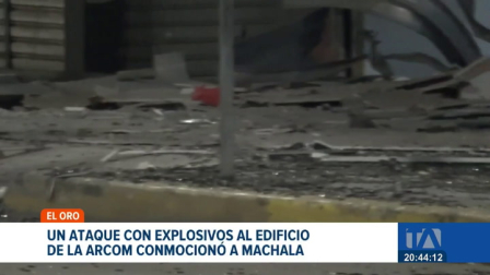 Un atentado contra el edificio de la Arcom causó destrozos en la fachada, ventanales de la entidad comercial y viviendas aledañas. Un reportaje de Paula Kuhn