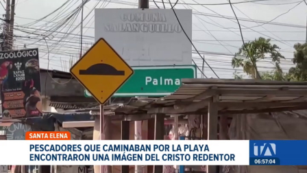 Una imagen del Cristo Redentor fue localizada sobre la arena por pescadores y turistas en la costa peninsular. El suceso generó un fuerte fervor religioso. Un reportaje de Camila Guevara