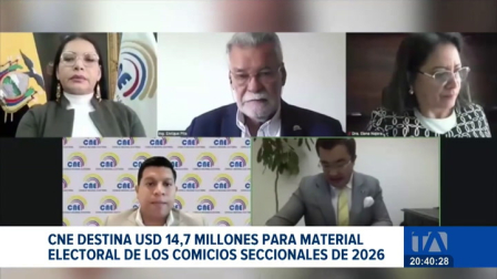 Los recursos forman parte del presupuesto de USD 102,3 millones para los comicios de noviembre de 2026, mientras avanzan la democracia interna y la inscripción al CPCCS.