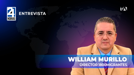 "Casi USD 6 000 millones ingresan a Ecuador desde EE. UU. por concepto de remesas" señaló William Murillo, director de 1800 Migrantes, sobre las remesas.