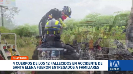 Cuatro víctimas ya fueron identificadas, los peritos continúan con los exámenes técnicos y pruebas de ADN para reconocer los ocho cuerpos restantes. Un reportaje de Bernarda Cevallos