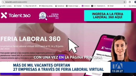 Será del 18 al 20 de junio en la página ferias360.com. Está abierta a escala nacional para jóvenes desde los 18 años de edad en este 2026.