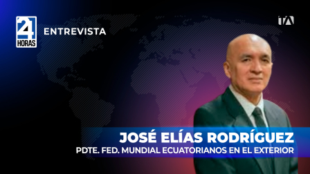 "Atravesamos una fuerte criminalización de la movilidad humana y en Ecuador se condecora a los responsables de las deportaciones" comentó José Elías Rodríguez, presidente de la Federación de Ecuatorianos en el Exterior, sobre las políticas migratorias.