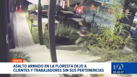 La Floresta fue escenario de un asalto dentro de un establecimiento. Sujetos armados amedrentaron a clientes y empleados. Un reportaje de Gustavo Jaramillo