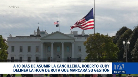 Ese fue uno de los anuncios que hizo el canciller del Ecuador, Roberto Kury, tras cumplir su primera agenda internacional en EE.UU. Un reportaje de Astrid Singre