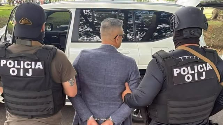 Un directivo de equipo de fútbol de Costa Rica fue detenido por narcotráfico.