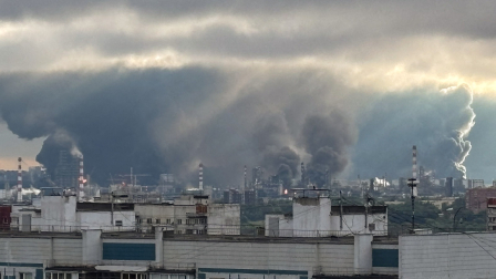 Este jueves se realizó el mayor ataque en dos años de Ucrania a Rusia.