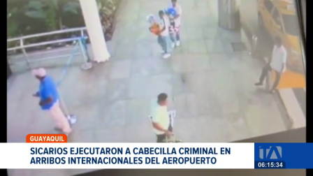 Autoridades confirmaron la detención de dos menores de edad como autores materiales del crimen registrado en el Aeropuerto de Guayaquil. Un reportaje de Astrid Singre