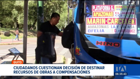 Moradores del norte y sur de Quito expresaron preocupación  luego de conocerse de la suspensión de obras viales necesarias para sus sectores. Un reportaje de Brigette Mancheno