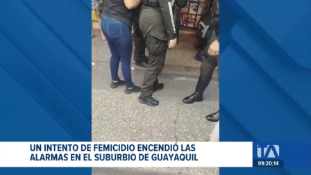 Uniformados hicieron uso legítimo de la fuerza para neutralizar a un agresor que atentaba contra la vida de una mujer en Guayaquil. Un reportaje de Jazmín Solís