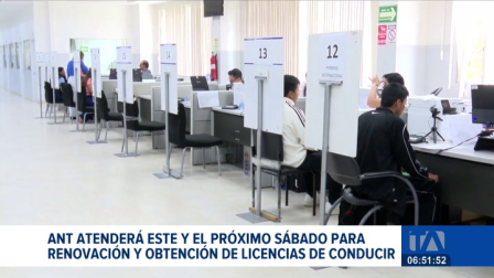 La Agencia Nacional de Tránsito anunció la apertura de sus oficinas en jornadas especiales de fin de semana para agilitar la emisión de licencias. Un reportaje de Juan Miguel Rodríguez