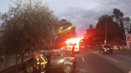 Mujer resultó herida tras accidente de tránsito al norte de Quito