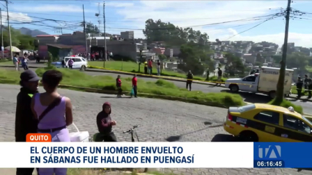 Moradores de Puengasí alertaron sobre un bulto sospechoso abandonado en la vía pública. Autoridades confirmaron que se trataba de restos humanos. Un reportaje de Juan Miguel Rodríguez