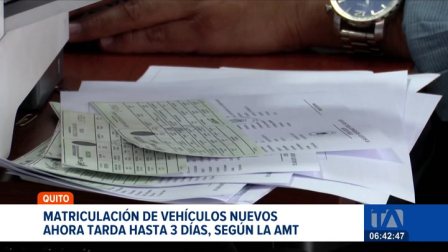 La Agencia Metropolitana de Tránsito detalló los tiempos de espera vigentes para el trámite de concesionarias y particulares en Quito. Un reportaje de Juan Miguel Rodríguez
