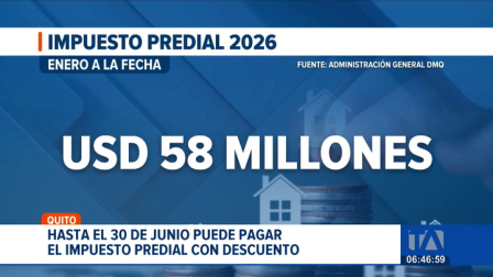 El Municipio de Quito recuerda a la ciudadanía que hasta el 30 de junio se podrá pagar el impuesto predial con descuento. Un reportaje de Stephany Paz