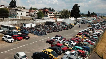 Las autoridades intervinieron en los alrededores del centro de retención vehicular en el Beaterio, en el sur de Quito.
