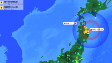 Reporte del terremoto en Japón