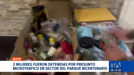 Alertas de los vecinos de los alrededores del Parque Bicentenario al Norte de Quito, permitió la captura de dos mujeres dedicadas al microtráfico en el sector. Un reportaje de Mishell Villacís