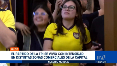 Las reacciones de agradecimiento a los jugadores de la Selección y la expectativa por clasificar no se hicieron esperar en la ciudad. Un reportaje de Brigette Mancheno