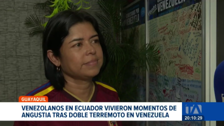 Ciudadanos radicados en Ecuador vivieron incertidumbre por el doble terremoto del miércoles. Reciben donaciones para los afectados. Un reportaje de Bernarda Cevallos