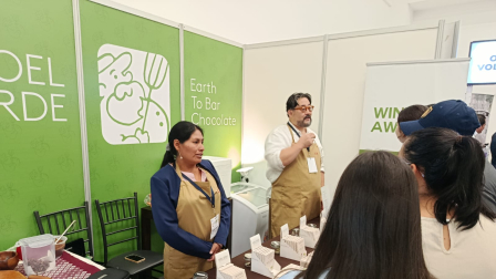 El salón del chocolate abrió sus puertas este viernes en el Centro de Convenciones Bicentenario, en Quito.