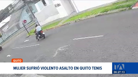 Dos hombres acorralaron a la víctima y, tras quitarle sus pertenencias, la golpearon utilizando una motocicleta en el que escaparon. Un reportaje de Juan Miguel Rodríguez