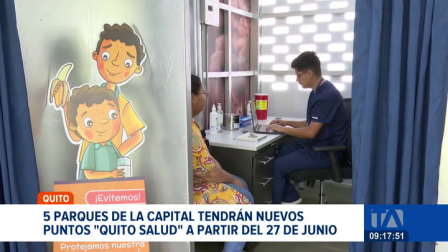 Desde este fin de semana en parques de Quito, profesionales de la medicina realizarán chequeos clínicos, evaluaciones nutricionales y preventivas para la comunidad. Un reportaje de Mishell Villacís