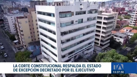 La Corte Constitucional respalda el estado de excepción decretado por el Ejecutivo. Con esta medida se respalda los operativos en 10 provincias y tres cantones críticos. Un reportaje de Astrid Singre