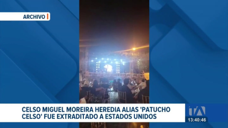 Celso Moreira Heredia, catalogado como cabecilla clave de "Los Choneros", ya se encuentra recluido en una prisión estadounidense. Un reportaje de Catalina García