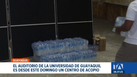 En Guayaquil, desde este fin de semana, se habilitaron centros de acopio que reciben vituallas, alimentos y medicinas. Un reportaje de Jazmín Solís