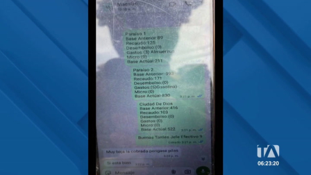 Los chats de alias "La Sombra" expone el funcionamiento de las extorsiones en sectores vulnerables de Guayaquil. Además, se dan detalles de cobros y salarios. Un reportaje de Catalina García