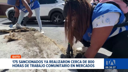 La AMC impulsa penas alternativas para los infractores, un total de 175 ciudadanos sancionados cumplieron con trabajo comunitario. Un reportaje de Mishell Villacís