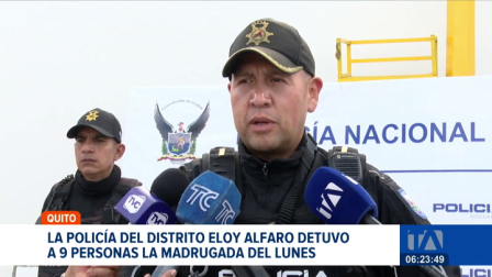 Un operativo en el distrito Eloy Alfaro permitió la desarticulación de una supuesta célula delictiva. Todos los aprehendidos registran antecedentes penales. Un reportaje de Nathalie Jiménez
