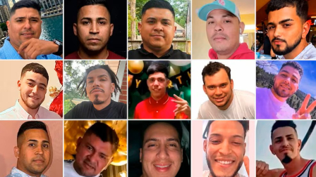Fichas de búsqueda de parte de los 147 deportados desde EE UU
